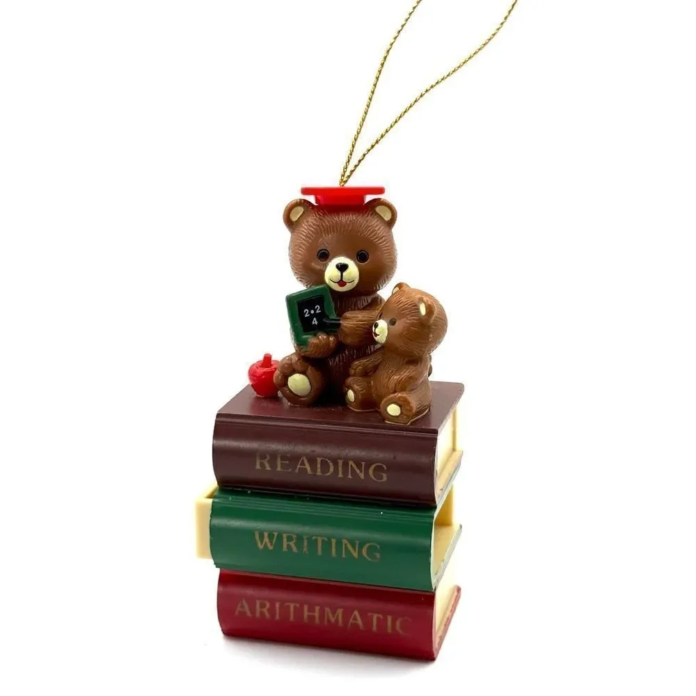 Vintage House of Lloyd Christmas Teacher Student Ornament 1989 Secret Drawers